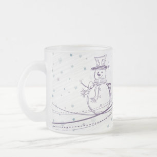 Sketchy Snögubbe Winter Mugg