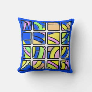 Sketchy Squares Pillow Kudde