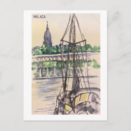 Skethchbook-sidor. Málaga m22 Vykort