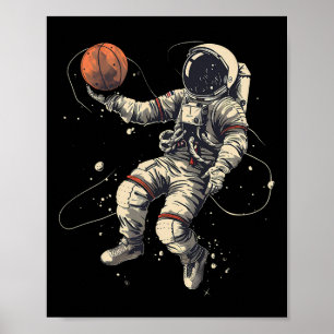 Sketll Artwork Astronaut Ljugit upp Sketll Player Poster