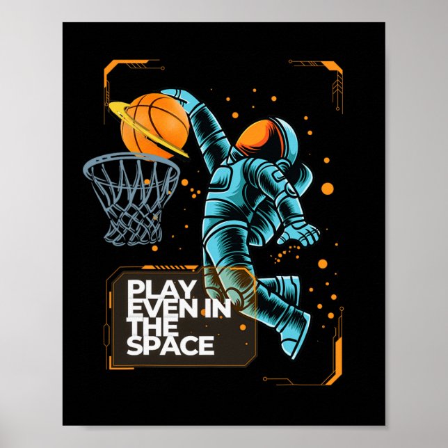 Sketll Astronaut Dunkin spelar Sketll även i rymde Poster (Framsidan)