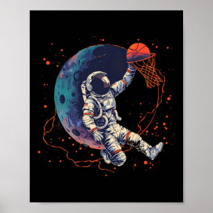 Sketll Astronaut Sketll Player Artwork Teckning Poster