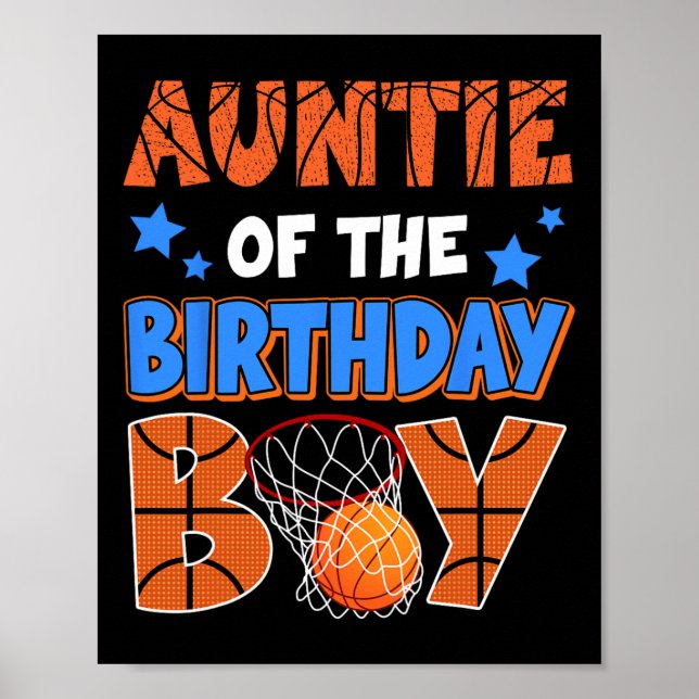 Sketll Auntie of the Birthday Boy Matching Poster (Framsidan)