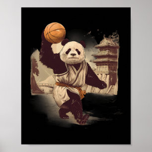 Sketll Bear Artwork Temple Teckning Sketll Älskare Poster