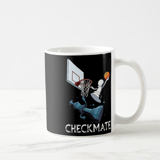 Sketll Checkmate Chess Kaffemugg (Höger)