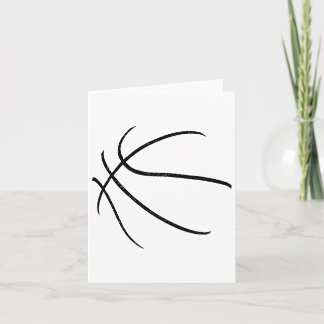 Sketll Costume Bll Player Coach Sports Ller Gift Kort (Framsida)
