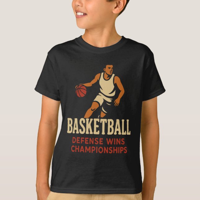 Sketll – Defense Wins Sketll Championships  T Shirt (Framsida)