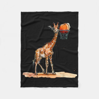 Sketll Giraffe Sketll Player Artwork Slam dunk Fleecefilt