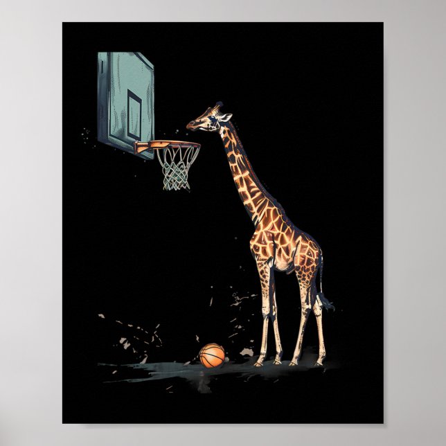 Sketll Giraffe Sketll Ring Artwork Slam dunk Poster (Framsidan)
