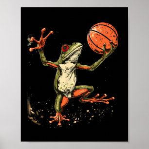 Sketll Groda Watercolor Konst Sketll Älskare Toad  Poster