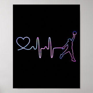 Sketll Heartslag För manar Kids Tonåringar Sketll Poster