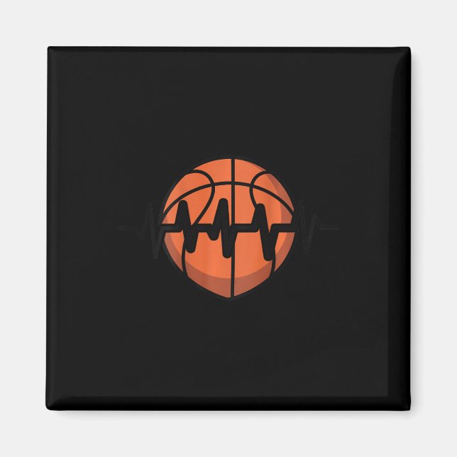 Sketll hjärtslagspulsdesign  magnet (Framsidan)