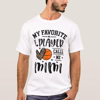Sketll min favoritspelare kallar mig Mimi Heart Gr T Shirt