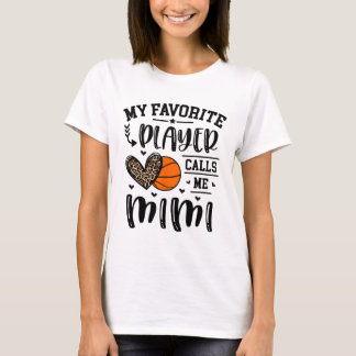 Sketll min favoritspelare kallar mig Mimi Heart Gr T Shirt