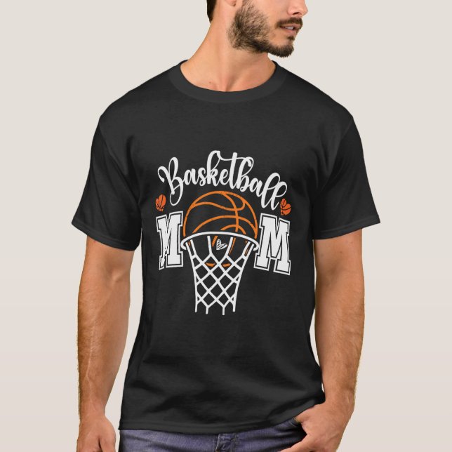 Sketll Mom Shirt Mom Game Day Shirt Mothers Day  T Shirt (Framsida)