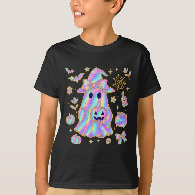 Sketll Skeleton Halloween Manar Boys Sketll Hallow T Shirt (Framsida)