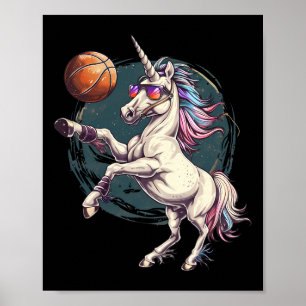Sketll Sketll Ring Teckning Unicorn Sketll Älskare Poster