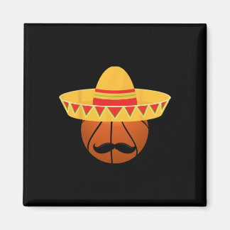Sketll Sombrero For Cinco De Mayo Fiesta Celebrati Magnet