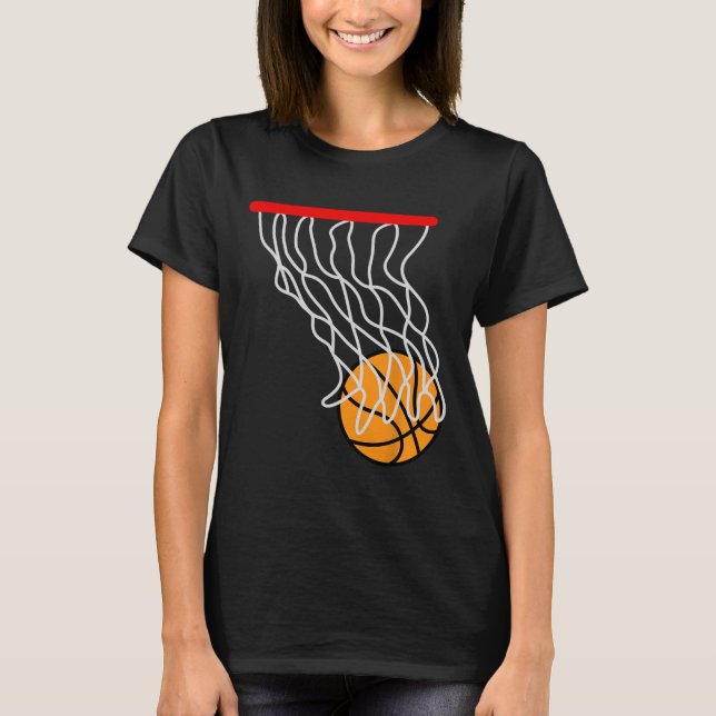 Sketll-spelare - Swish!  T Shirt (Framsida)