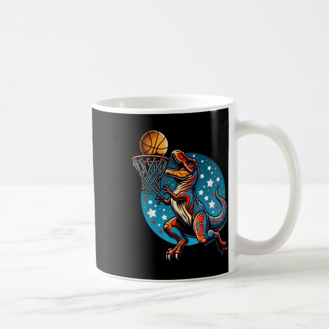 Sketll Spelare T-rex Dinosaurie  Kaffemugg (Höger)