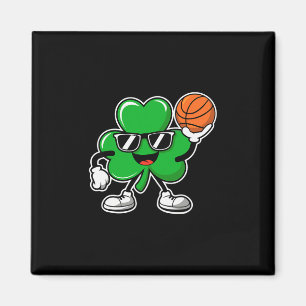 Sketll St Patricks Day Pojkar Shamrock Barn Småbar Magnet