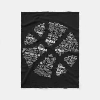 Sketll-text fleecefilt