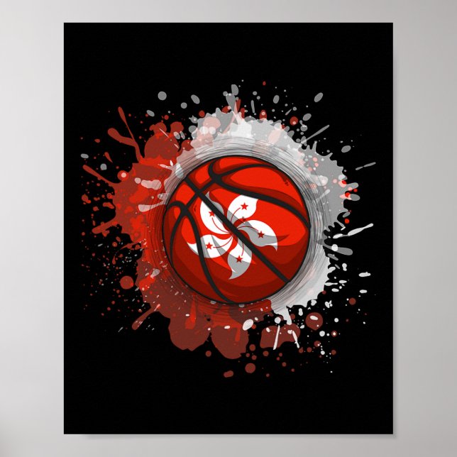 Sketll With Hong Kong Flag  Poster (Framsidan)