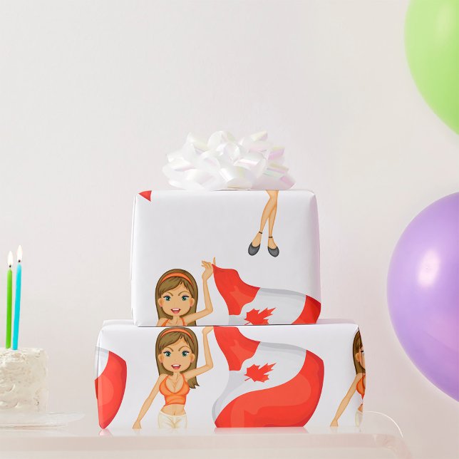 Skeva för Kanadas insvällning Papper Presentpapper (Skapare uppladdad)