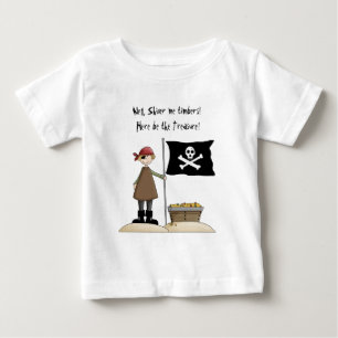 Skeva mig Timbers! Här är skatten! Pirat T Shirt