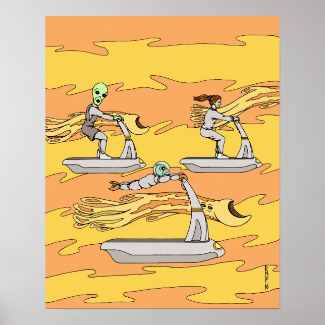 Skevning med Vind Riders Poster (Framsidan)