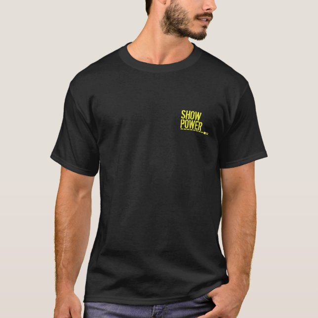 Skevt turnera t-shirt (Framsida)