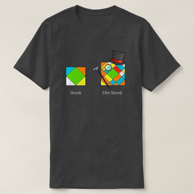 Skewb mot Elite Skewb T Shirt (Design framsida)