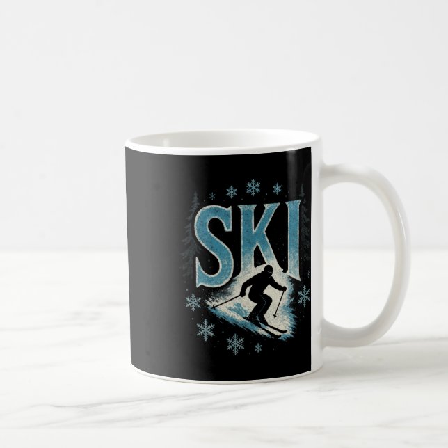 Ski - Alpine Downhill Racing Freestyle  Kaffemugg (Höger)