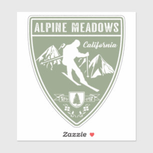 Ski Alpine Meadows California Klistermärken