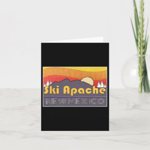 Ski Apache New mexico Kort