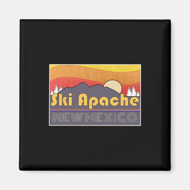 Ski Apache New Mexico  Magnet (Framsidan)