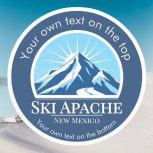 Ski Apache New Mexico skidort Klistermärken