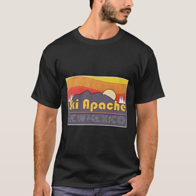 Ski Apache New Mexico  T Shirt (Framsida)