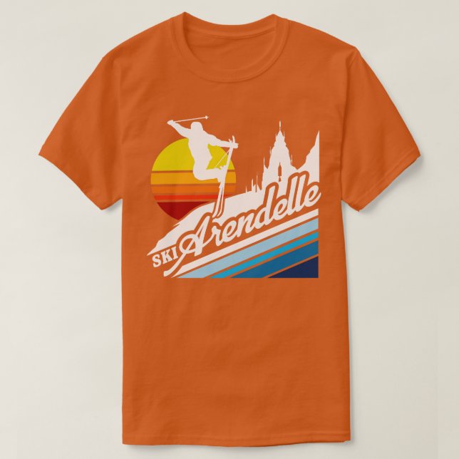 Ski Arendelle T Shirt (Design framsida)