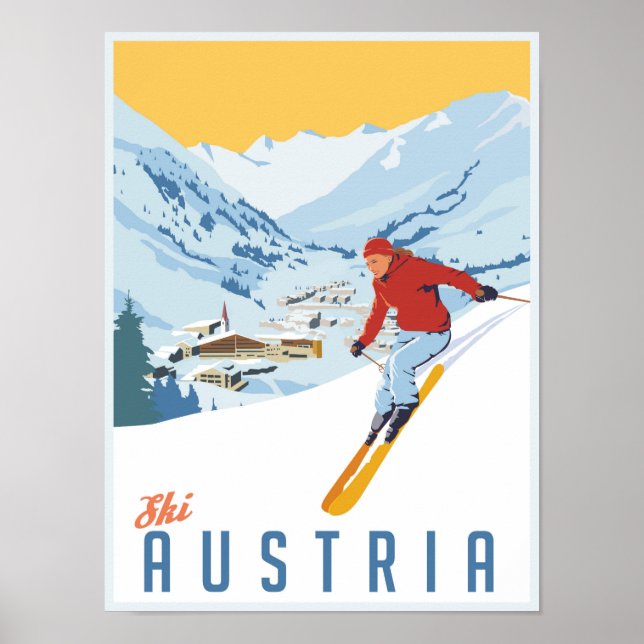 Ski Austria Poster (Framsidan)