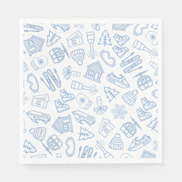 Ski Bachelorette, sista toast på Slopes Pappersservett