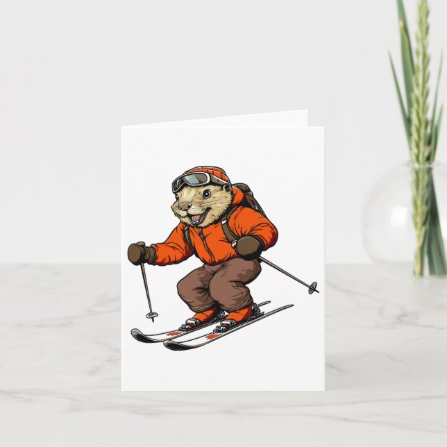 Ski Beaver Kort (Framsida)
