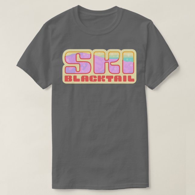 Ski Blacktail T Shirt (Design framsida)