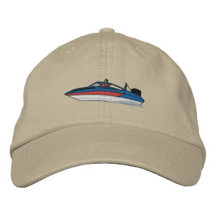 Ski Boat Broderad Keps