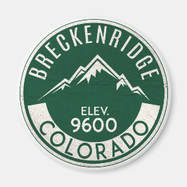Ski Breckenridge Colorado Skiing Snowboarding Magnet