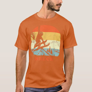 Ski Breckenridge,Colorado Vintage Retro Snö Ski V T Shirt