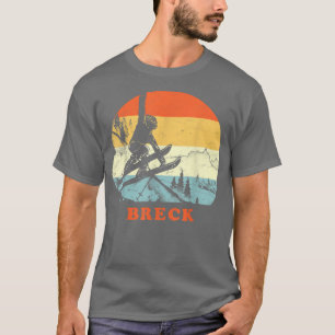 Ski Breckenridge,Colorado Vintage Retro Snö Ski V T Shirt