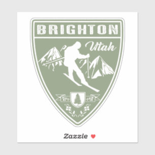 Ski Brighton Utah Klistermärken