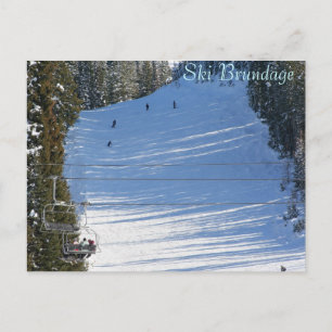 Ski Brundage, McCall, Idaho Vykort
