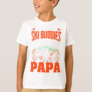 Ski Buddies kallar mig Pappa Skiing Skier Winter S T Shirt